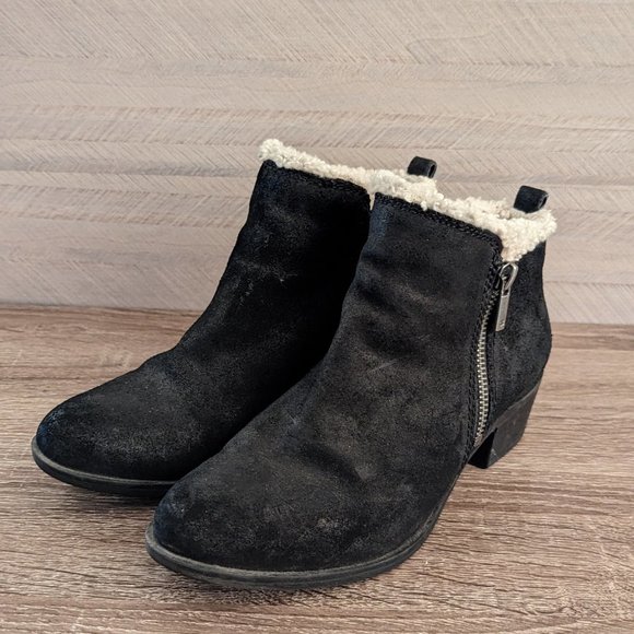 Lucky Brand Shoes - Lucky Brand Black Booties Size 7 M